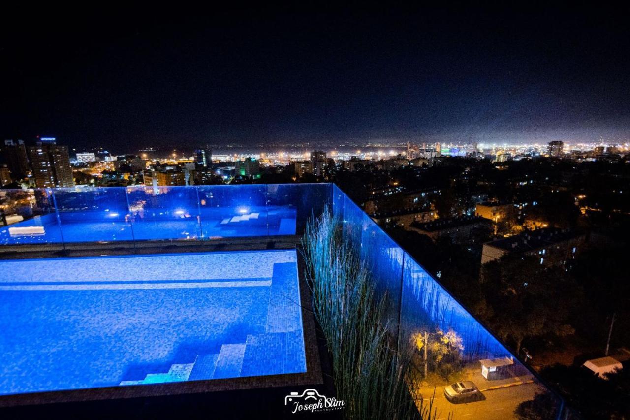 Serene - Infinity Cview Pool - 4 Bedrooms Luxury Penthouse Haifa Exterior foto